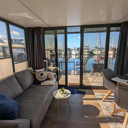 Bådhotel Hausboot Fjord Stella - Solarboot Mit Biosauna In