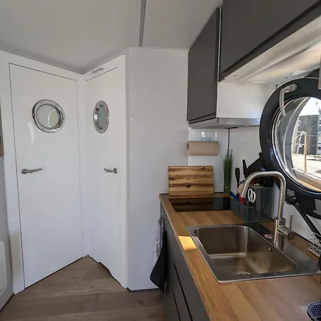 Hausboot Fjord Stella - Solarboot Mit Biosauna In Bådhotel *